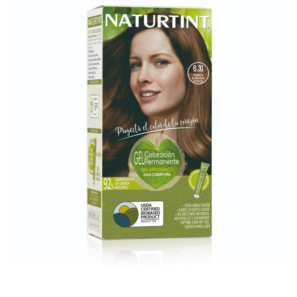 Tube and mask set for 6.31 intense almond brown hair colour, 170 ml