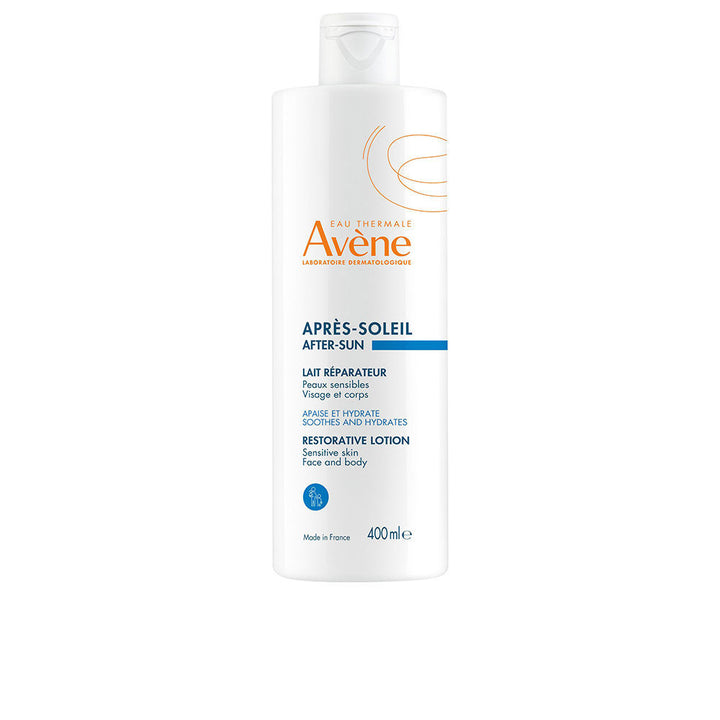 400 ml lotion bottle of post-sun soothing gel‑cream for Unisex use