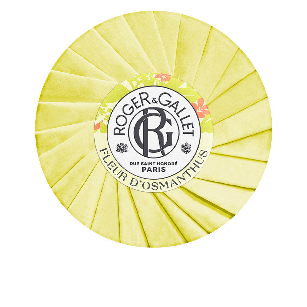 Three 100 g oval scented soap bars in travel-ready set, Osmantus fragrance, Unisex