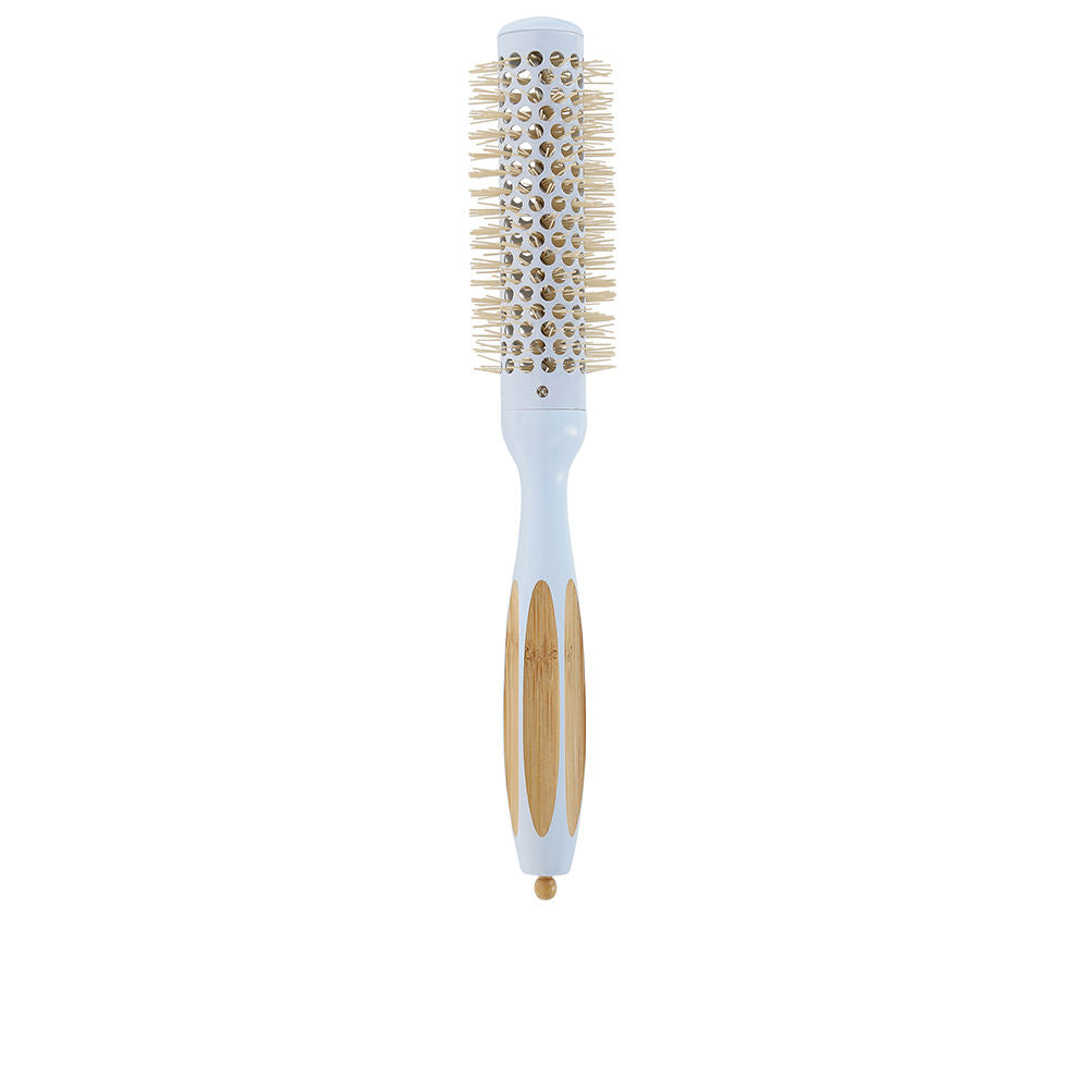 25 mm round brush with ceramic vented barrel, bamboo handle and nylon bristles