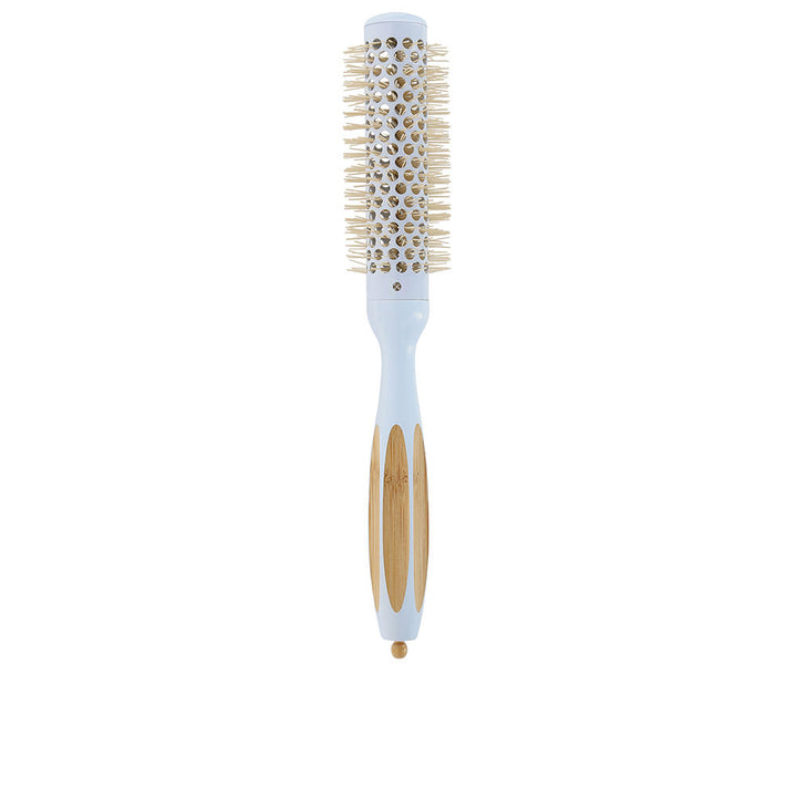 25 mm round brush with ceramic vented barrel, bamboo handle and nylon bristles