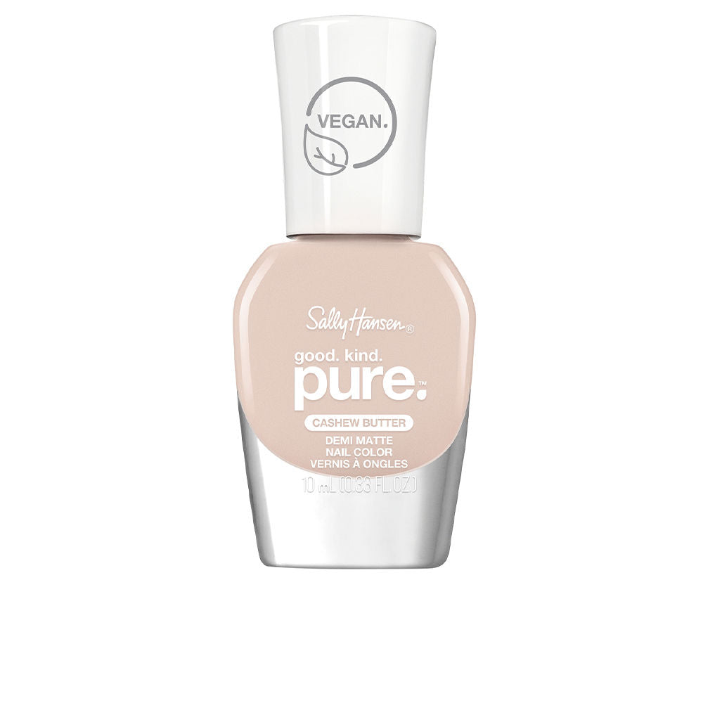 10 ml demi-matte sheer nude nail polish bottle with neutral cap