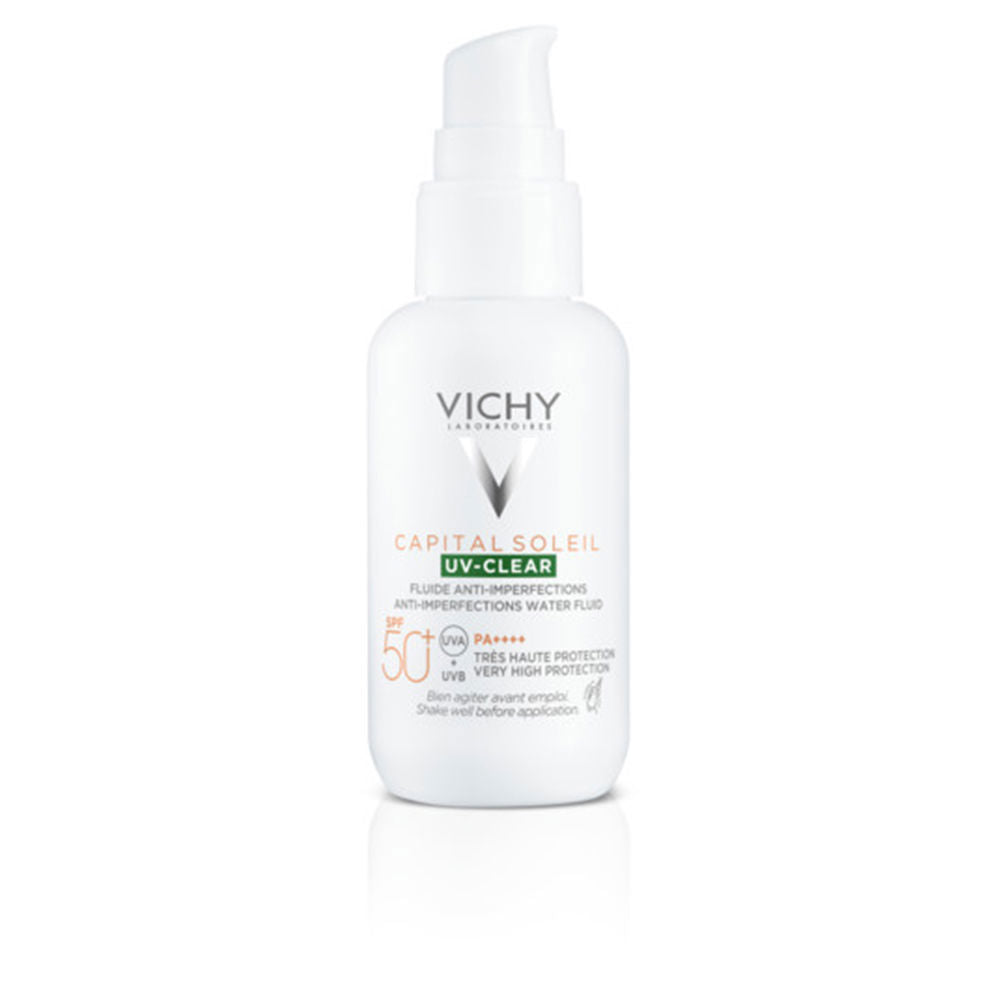 40 ml matte sunscreen fluid bottle, SPF50+, for oily acne‑prone Unisex skin