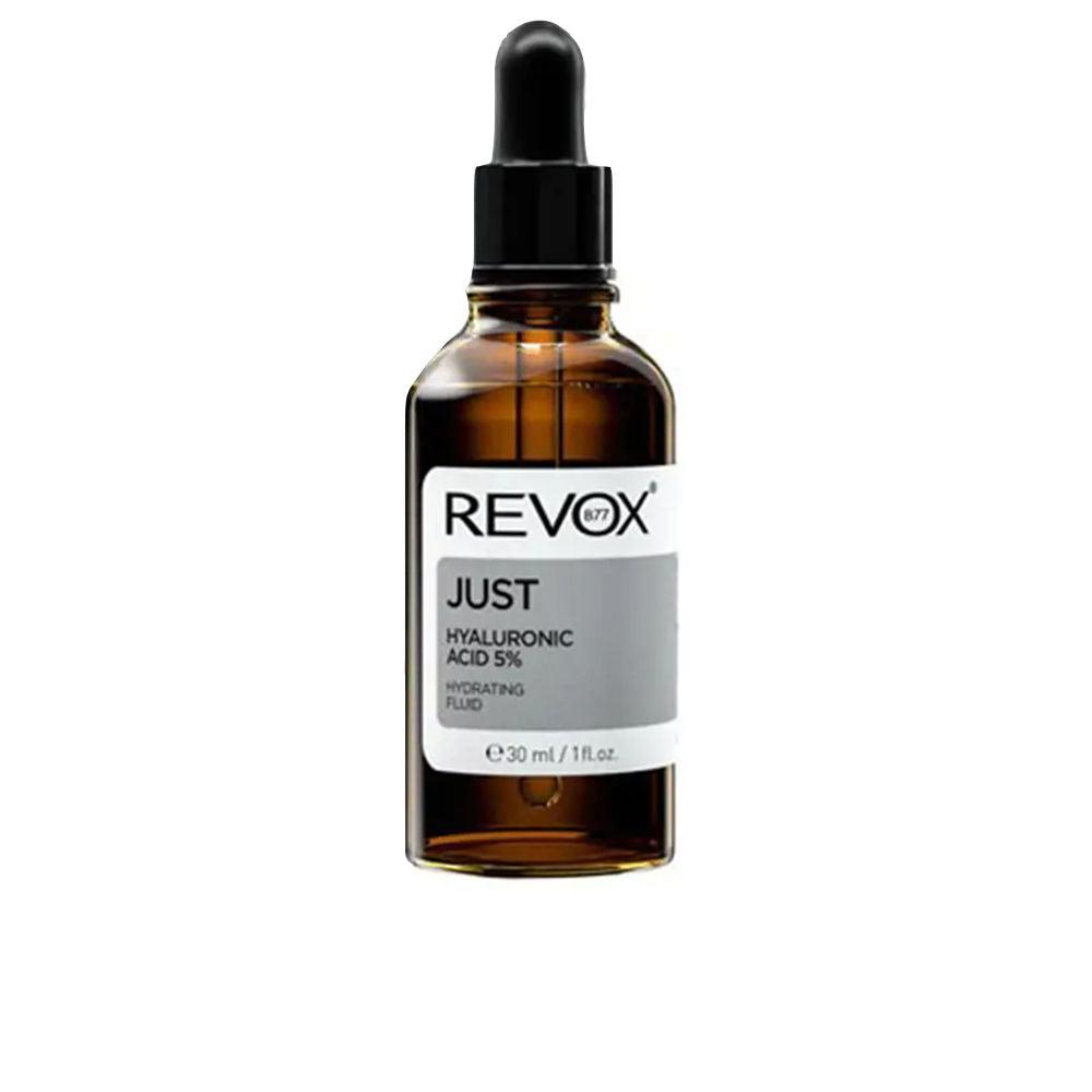 Clear 30 ml serum bottle with dropper, lightweight hyaluronic formula for Women