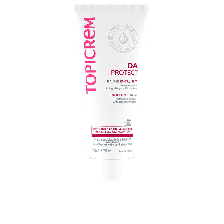 200 ml lightweight emollient body balm tube, unisex, for dry sensitive skin