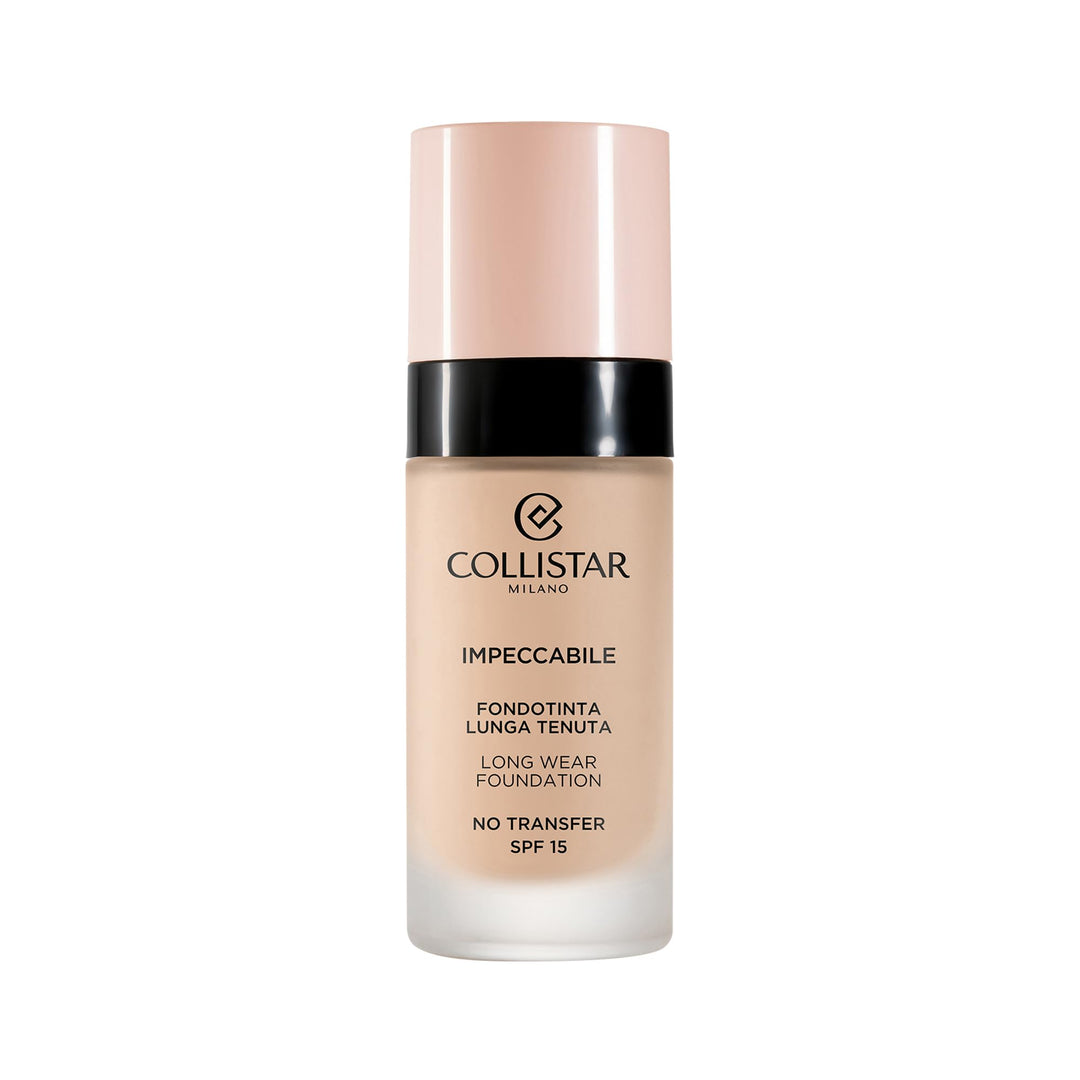 30 ml pump foundation bottle, matte skin finish, SPF 15, Unisex