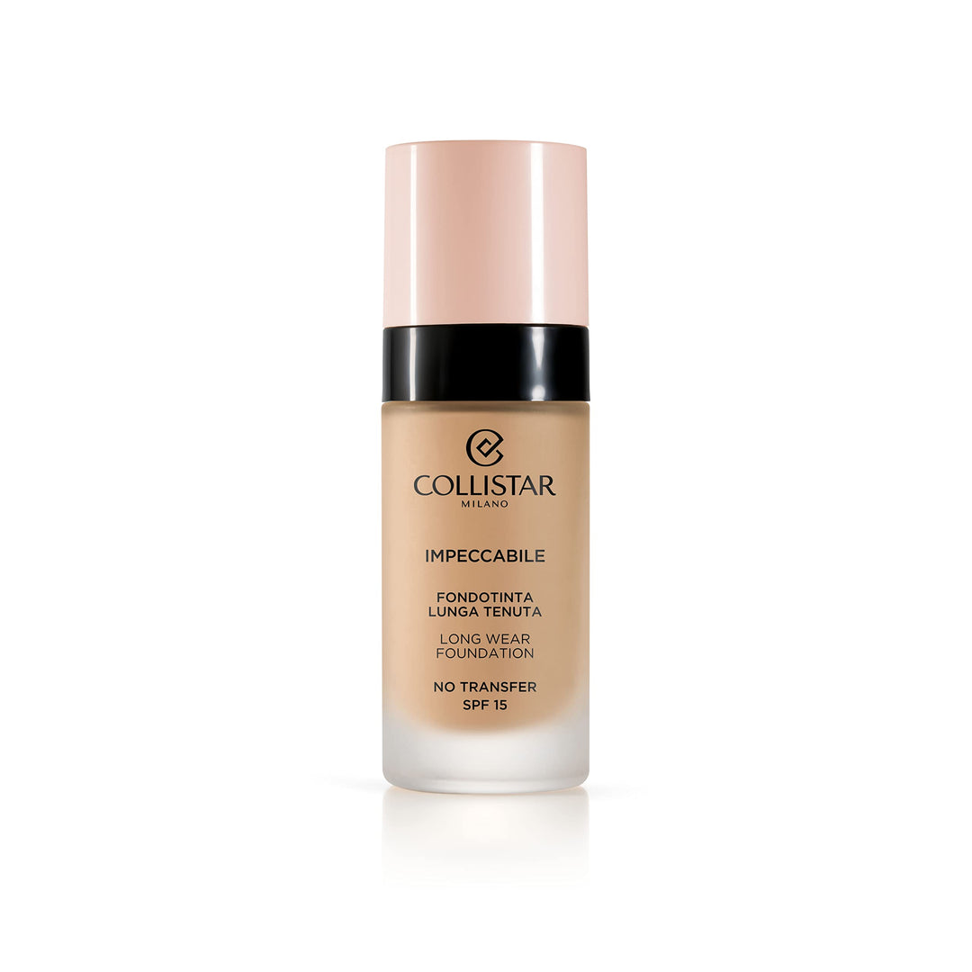 30 ml glass bottle of lightweight tinted foundation in neutral shade