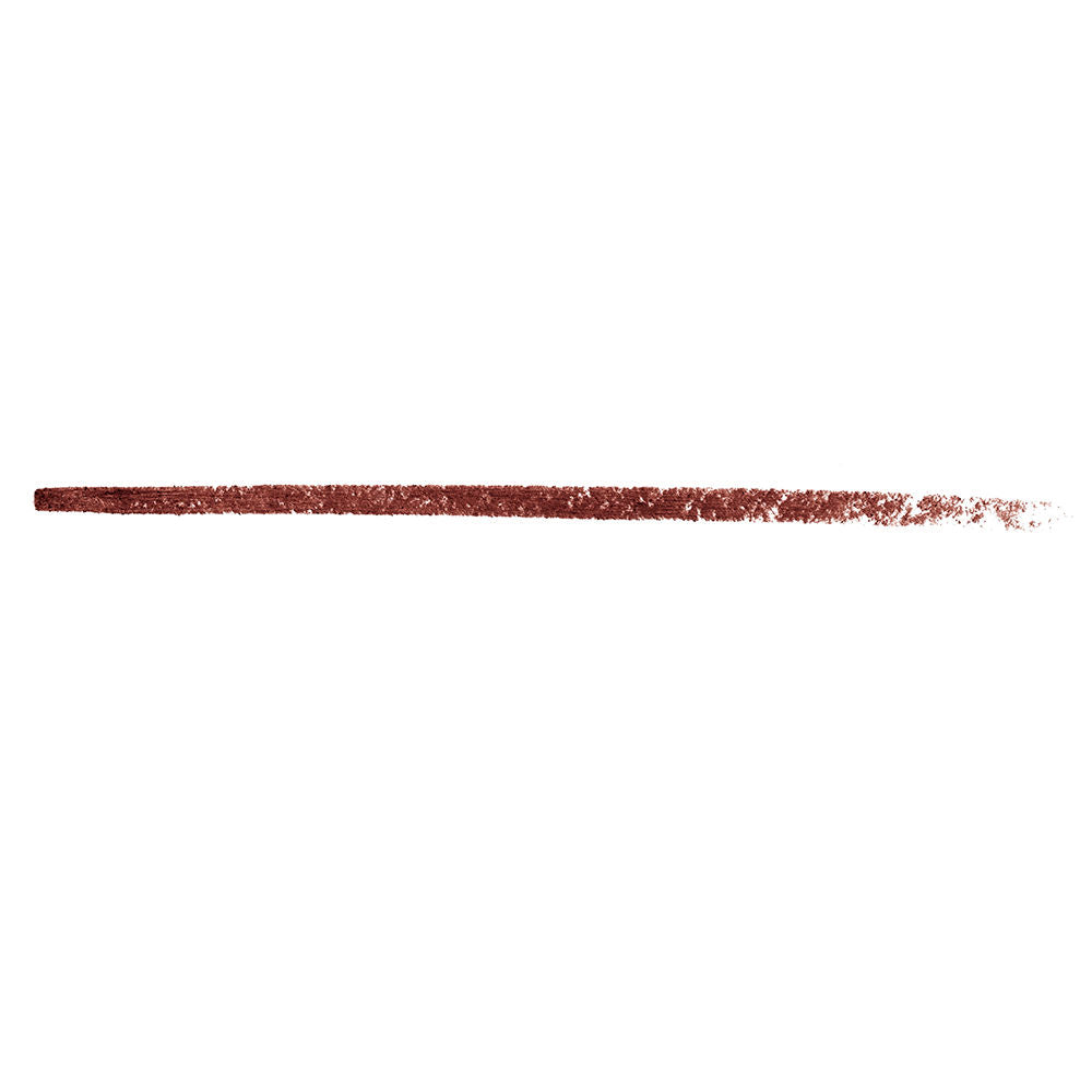 Slim mauve lip liner pencil with integrated brush, 1.2 g, Unisex