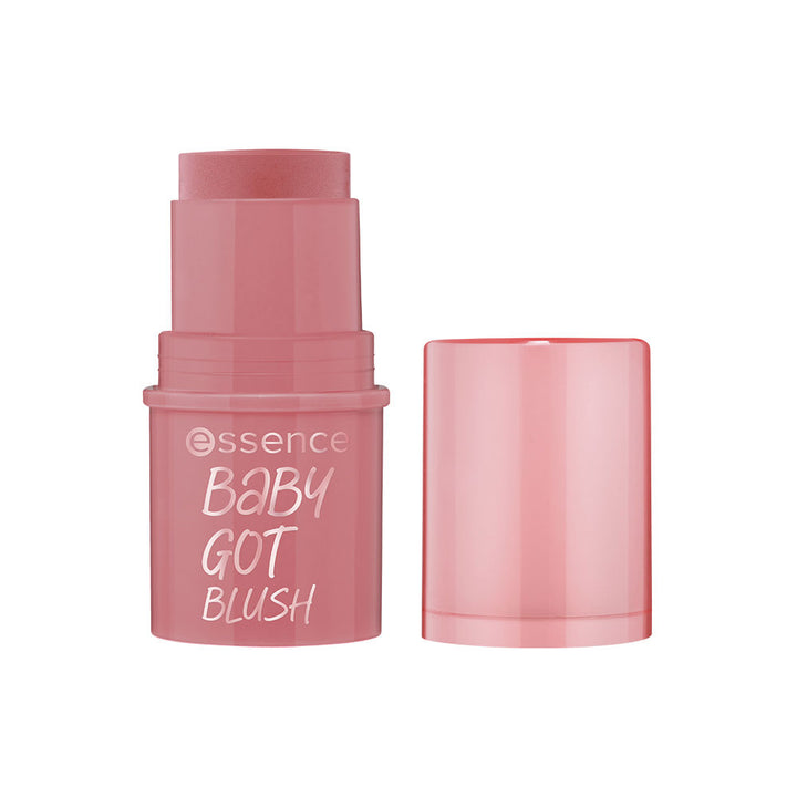 Rosé cream blush stick in retractable tube, 5.5 g, dewy finish