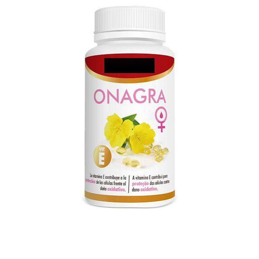 Amber softgel bottle of Evening Primrose Oil, 30 pearls, Vitamin E enriched