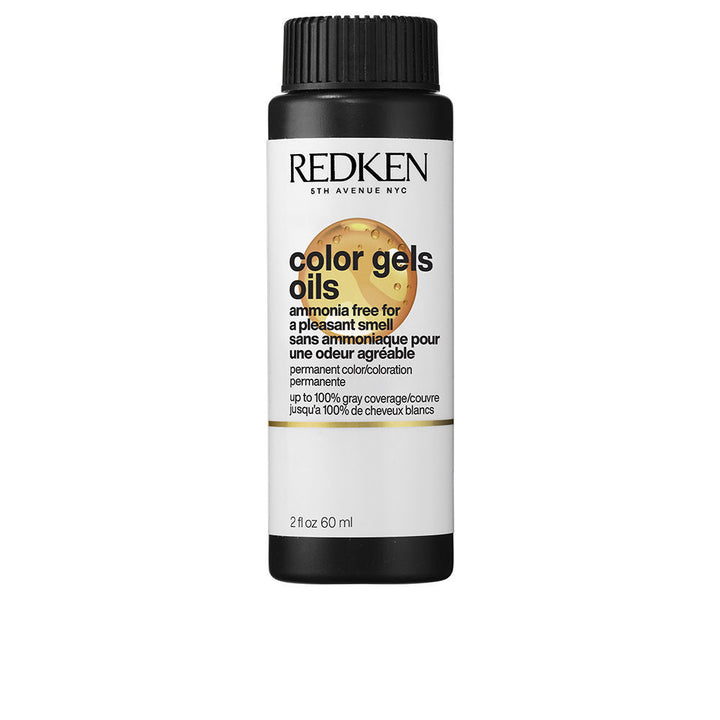 Three 60 ml tubes of ammonia-free permanent colour gel oil, apricot oil