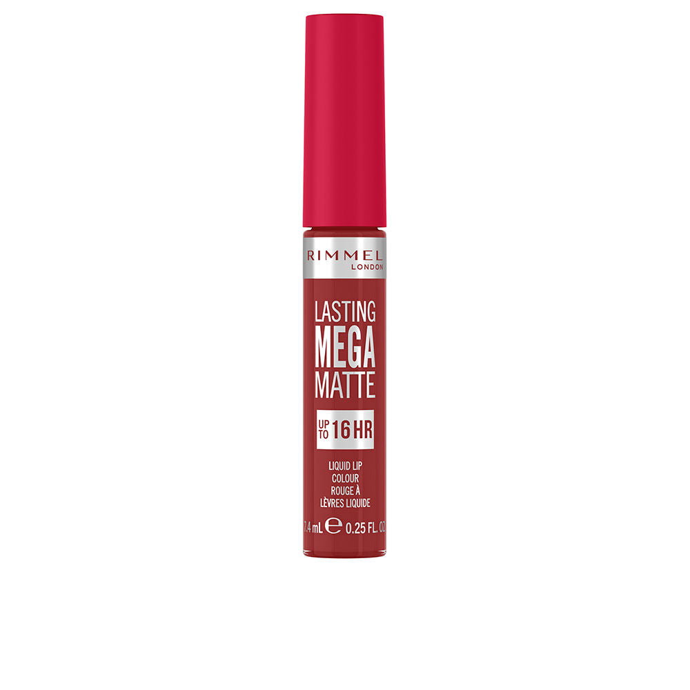 Matte liquid lipstick in deep red shade with slim precision applicator, 7.4 ml