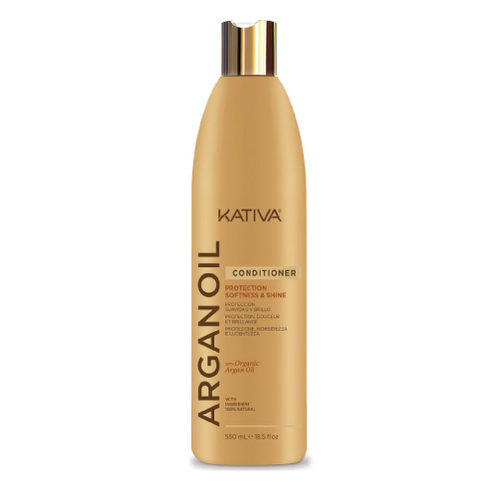 550 ml conditioner bottle labelled Argan Oil Nourishing Conditioner for Women, hydrating repair balm
