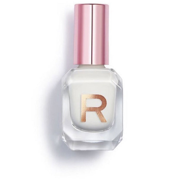 Small 10 ml bottle of high‑gloss, quick‑dry nail polish with precision brush