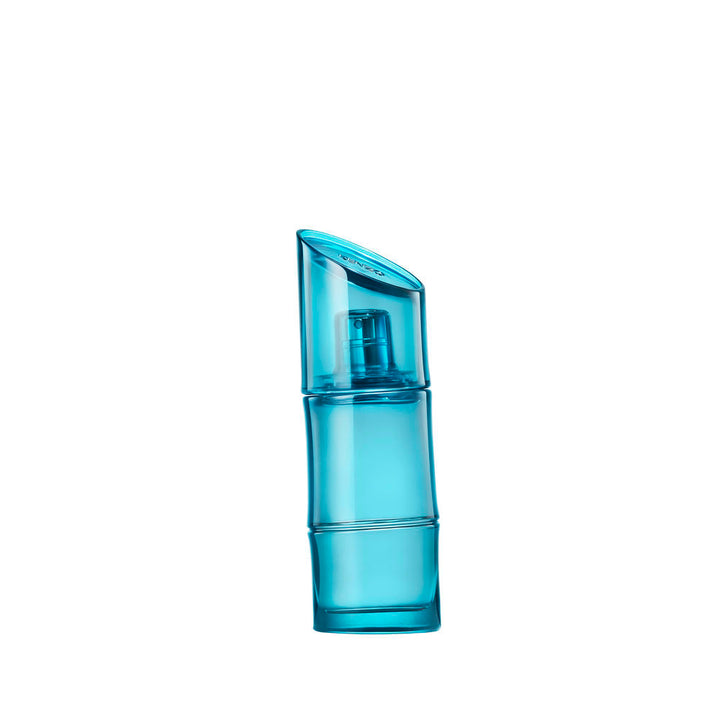 Translucent blue-green 60 ml spray bottle; marine, woody men&