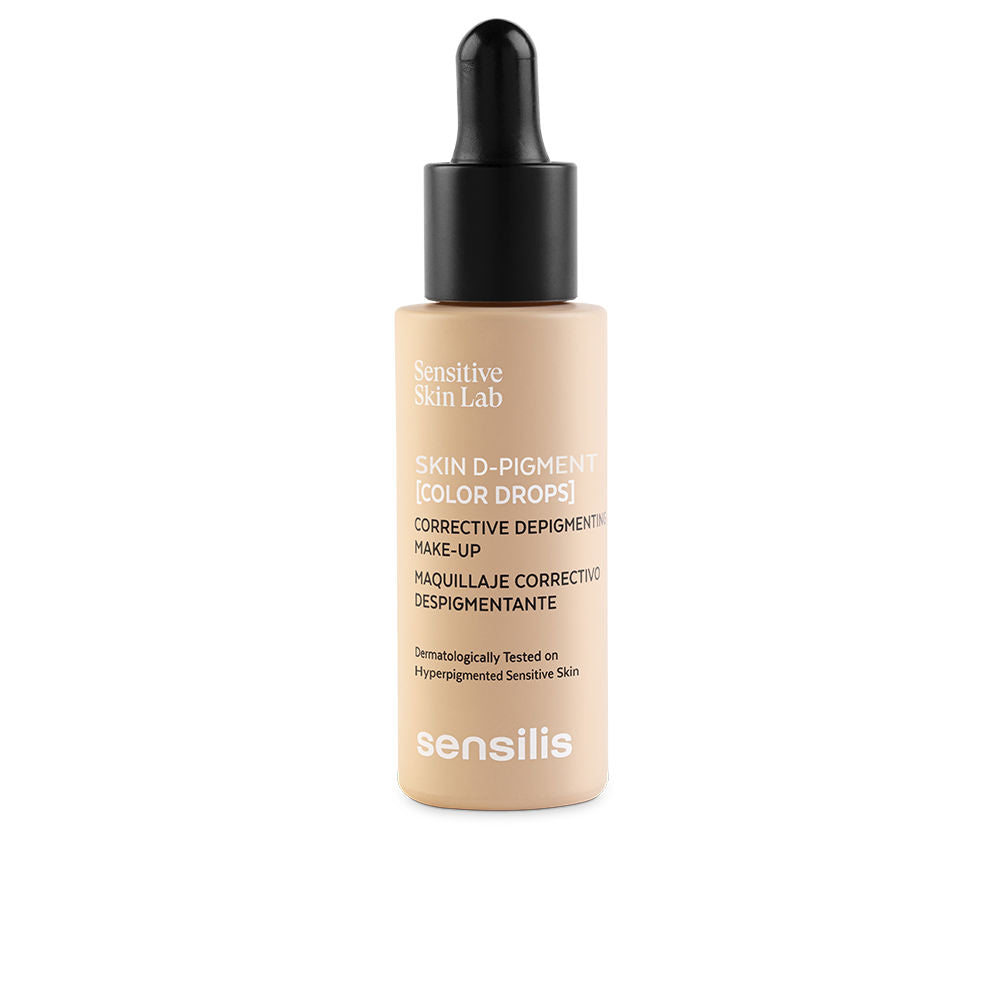 30 ml beige corrective liquid tint bottle with dropper, radiant finish