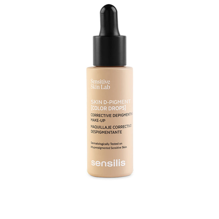 30 ml beige corrective liquid tint bottle with dropper, radiant finish
