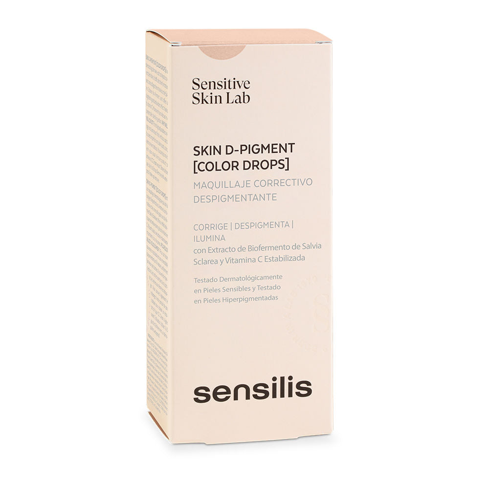 30 ml beige corrective liquid tint bottle with dropper, radiant finish