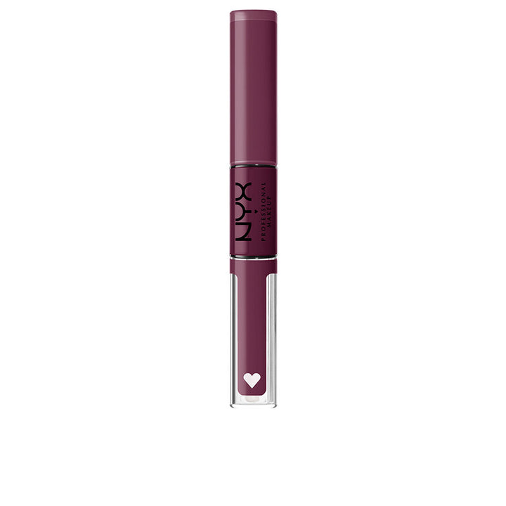 Gloss tube with doe-foot applicator; glossy pink shade, 3.4 ml