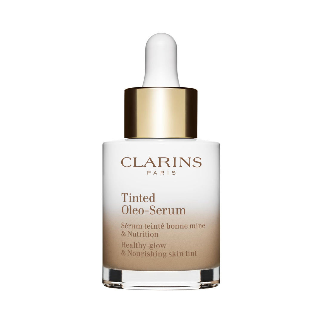 30 ml tinted oil-serum bottle, light beige shade, 04