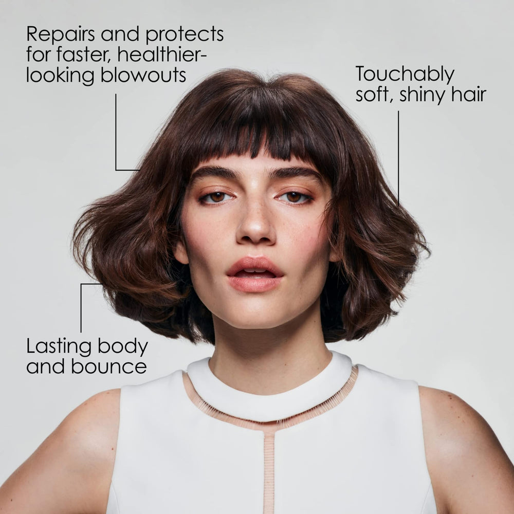 150 ml volumising blow-dry mist in spray bottle, lightweight heat protectant