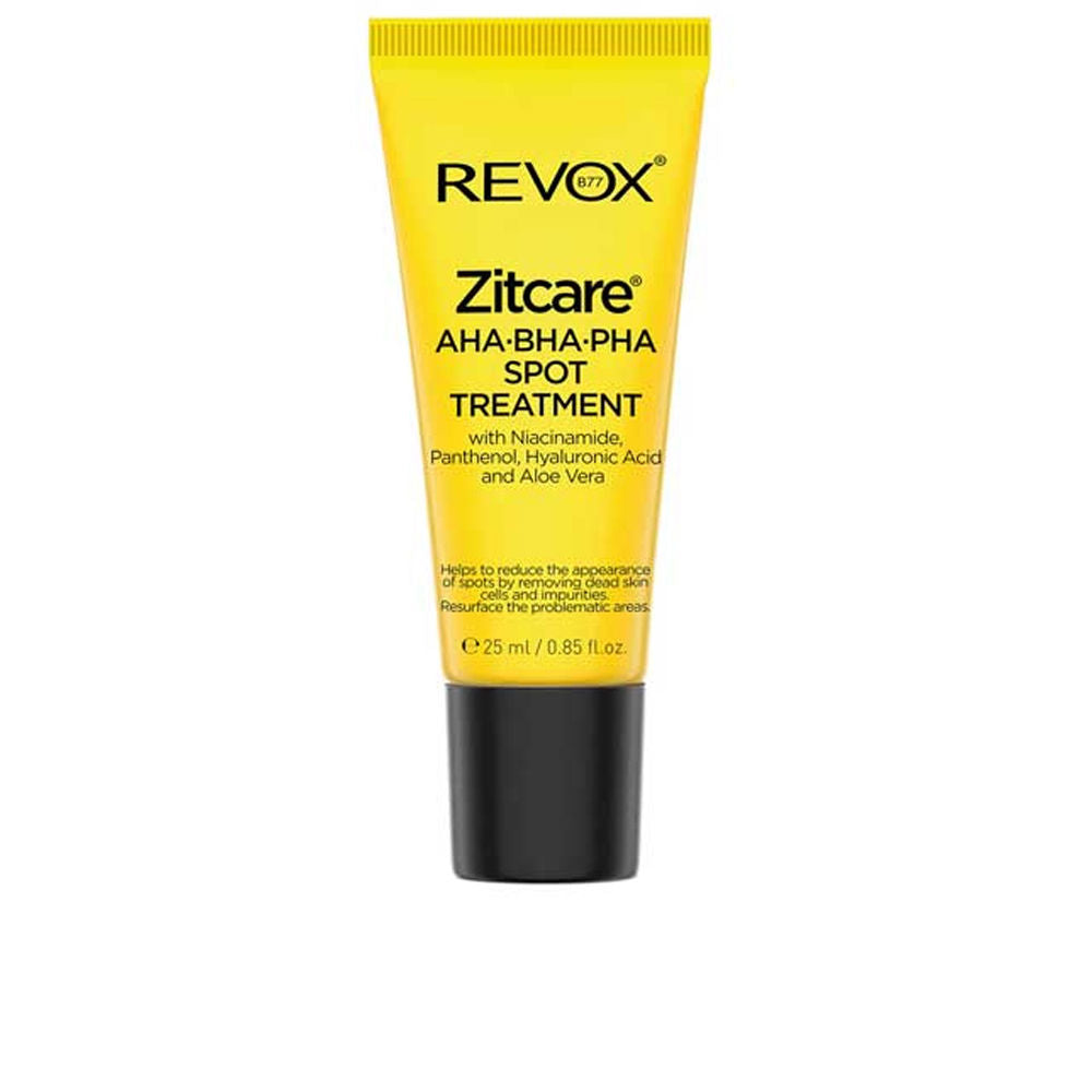 25 ml tube of spot treatment cream with AHA BHA PHA, for targeted blemishes