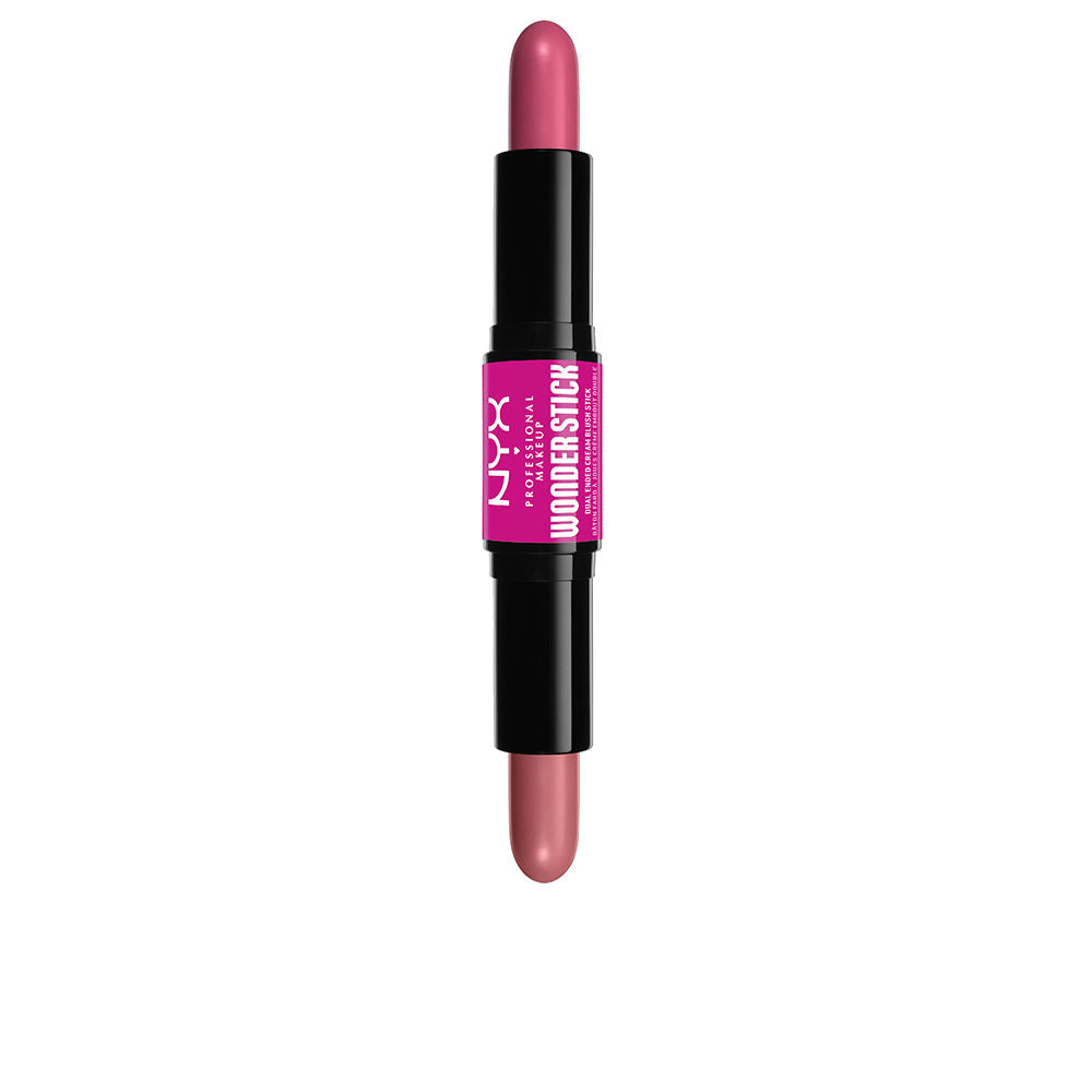 Dual‑tone cream stick blush in peach and baby‑pink, 4 g, twist‑up format