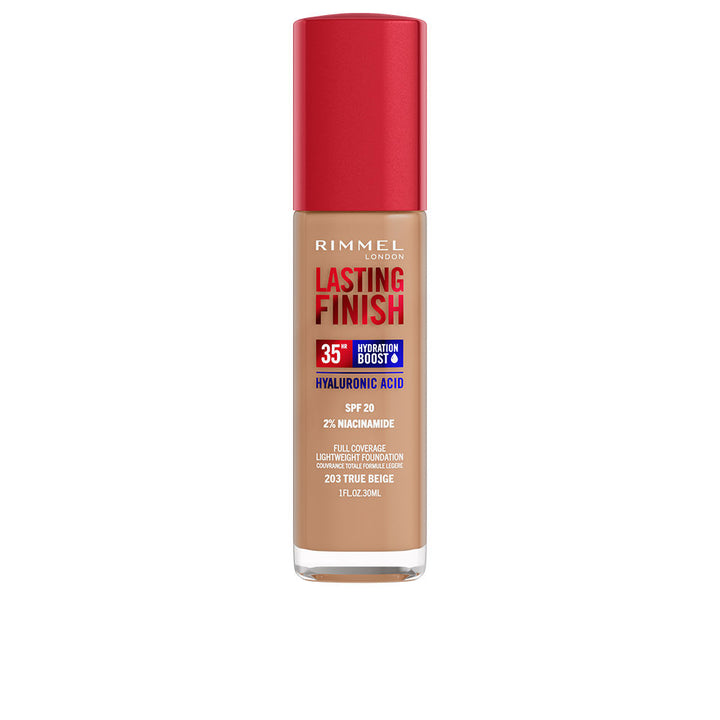 30 ml pump bottle of hydrating fluid foundation, shade 203 True Beige
