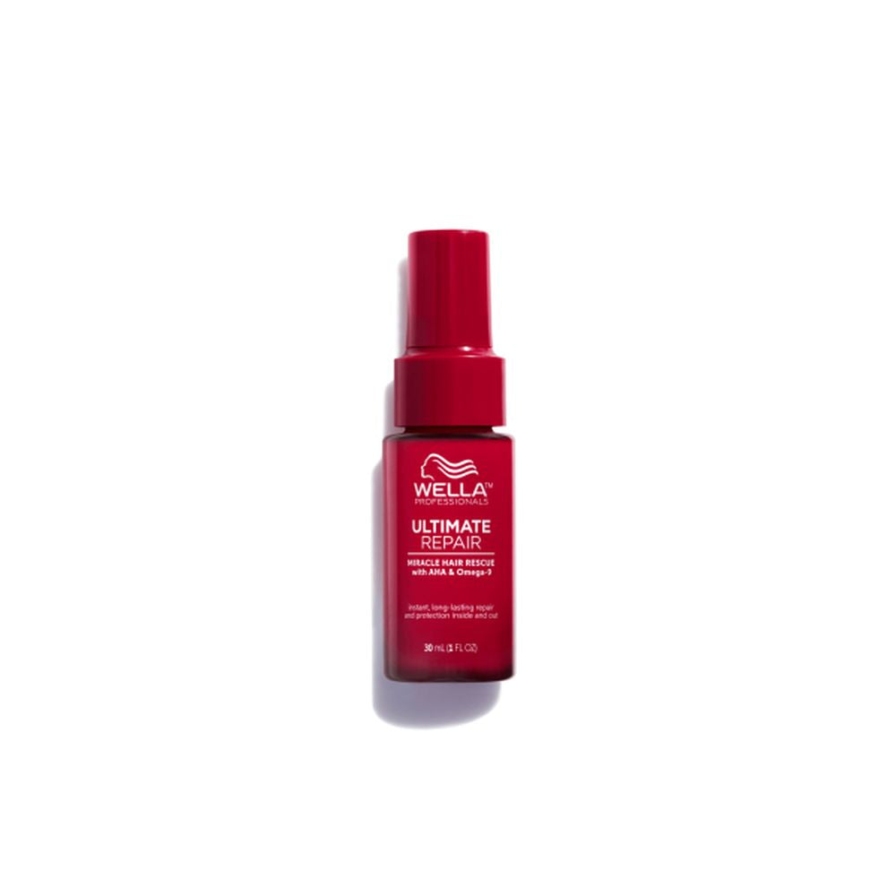 Slim 30 ml spray bottle for leave‑in hair repair, AHA and Omega‑9 formula