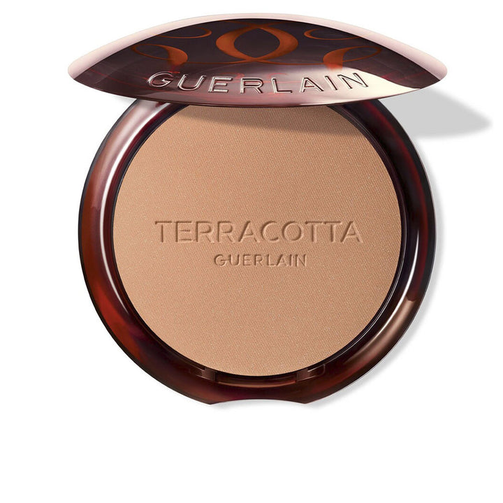 Pressed terracotta bronzing powder in refillable compact, warm natural shade, 8.5 g
