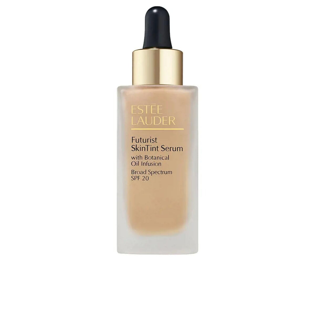 30 ml tinted SPF20 serum in pump bottle, light beige shade, Unisex