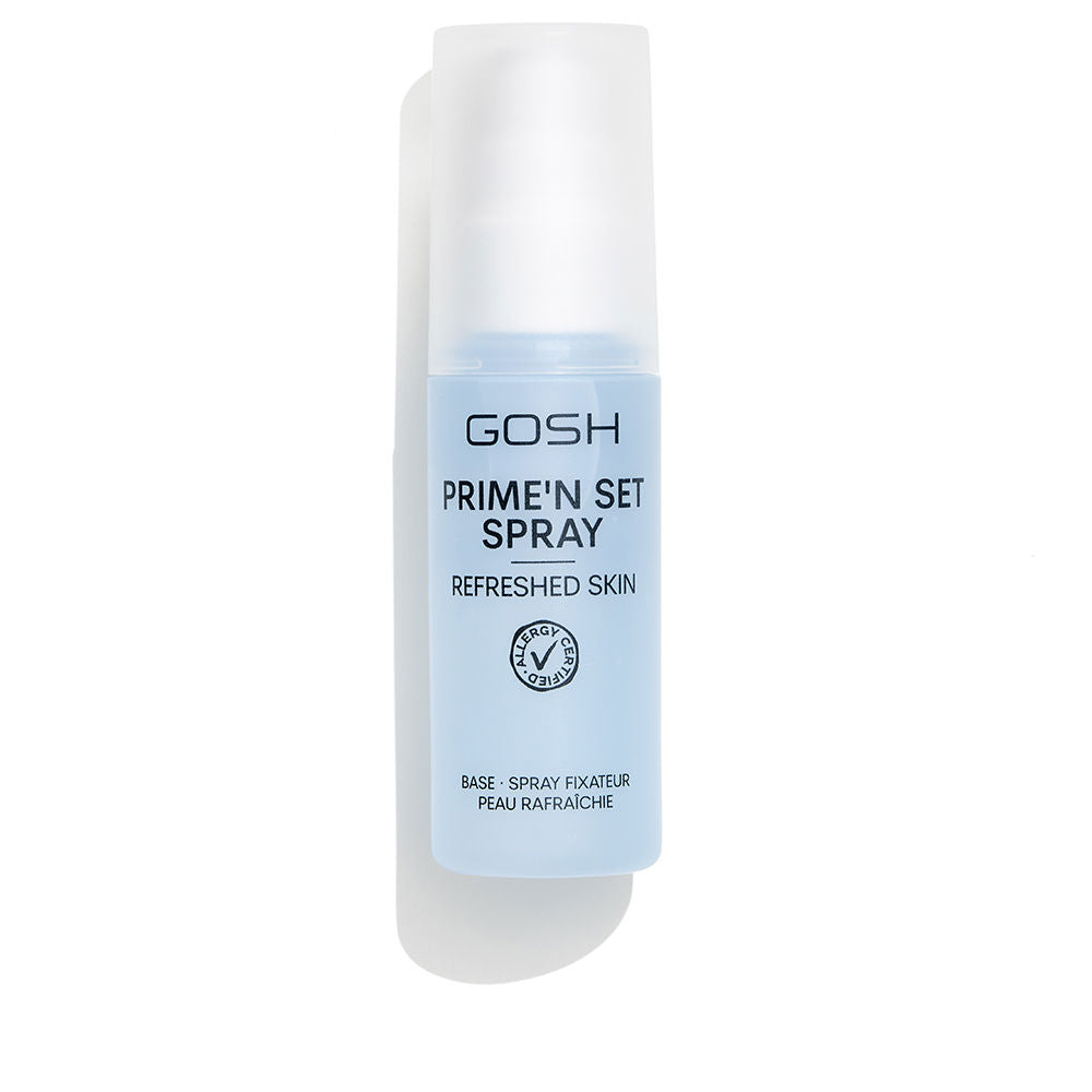 50 ml clear spray bottle of hydrating prime and set face mist