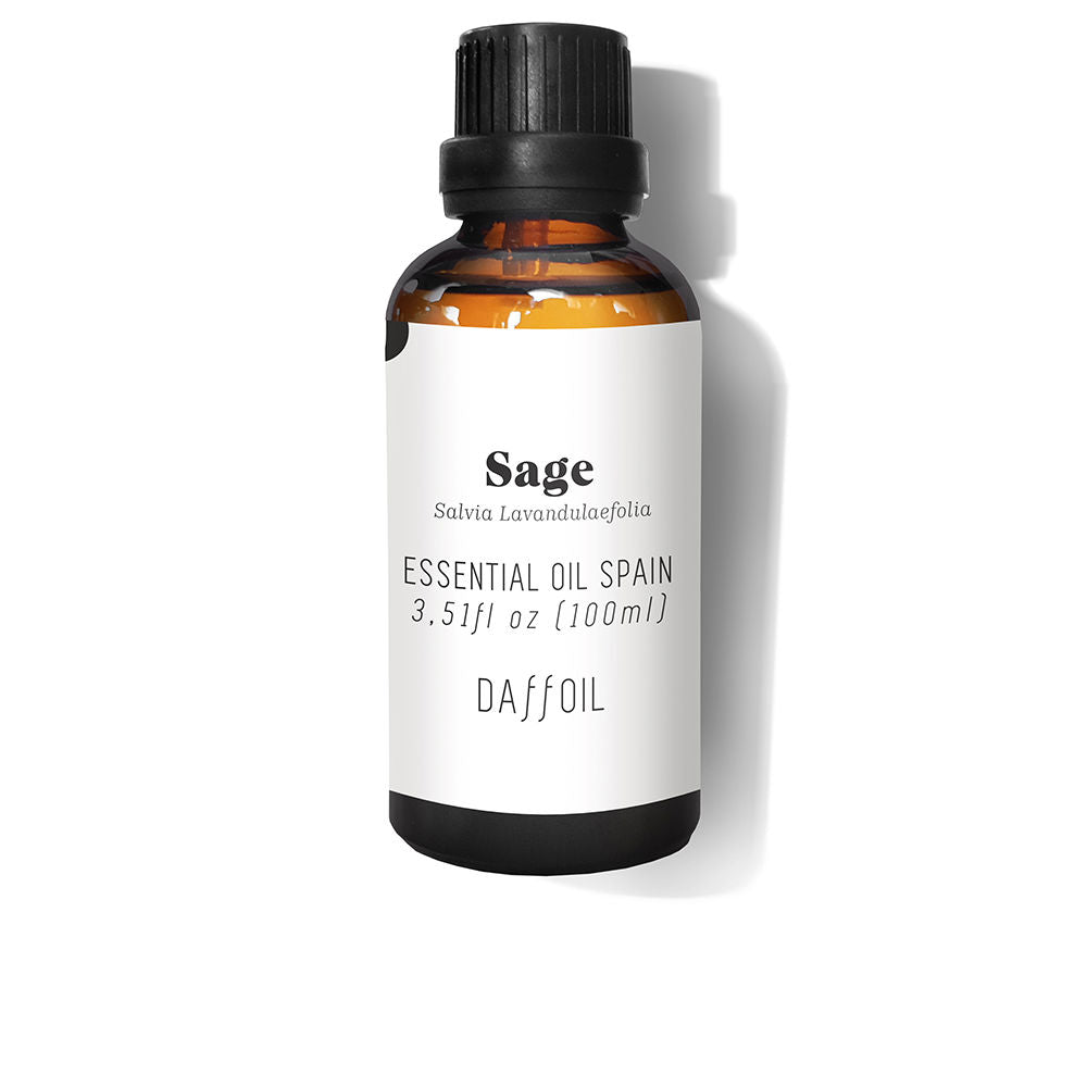 100 ml amber bottle of cold‑pressed sage essential oil for Unisex aromatherapy