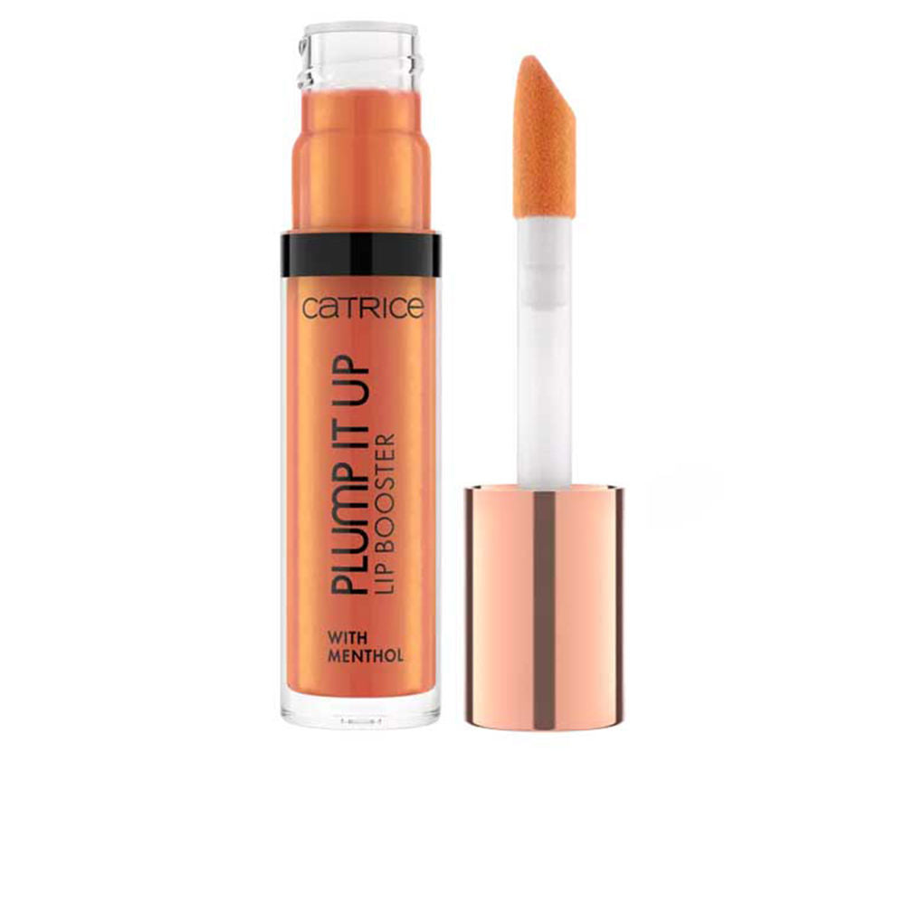 Tube of sheer brown lip gloss with doe-foot applicator, 3.5 ml, Unisex