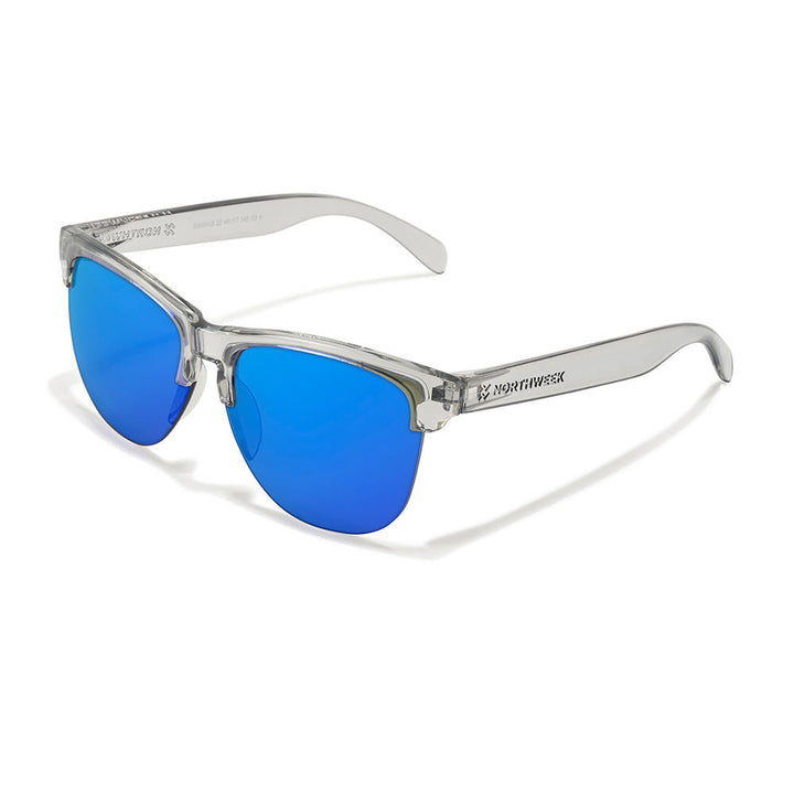 Black round phantos sunglasses, polarised lenses, 143 mm temples