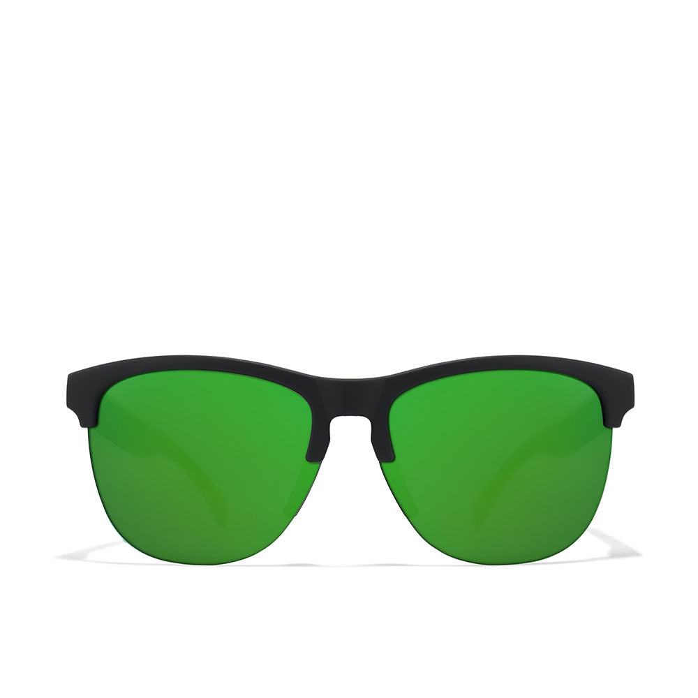 Black round phantos sunglasses, polarised lenses, 143 mm temples