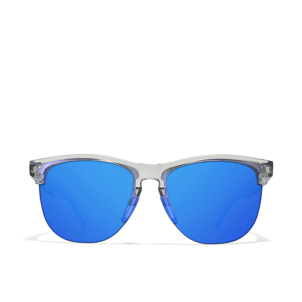 Clear rounded phantos sunglasses with polarised lenses, 143 mm temples, Unisex