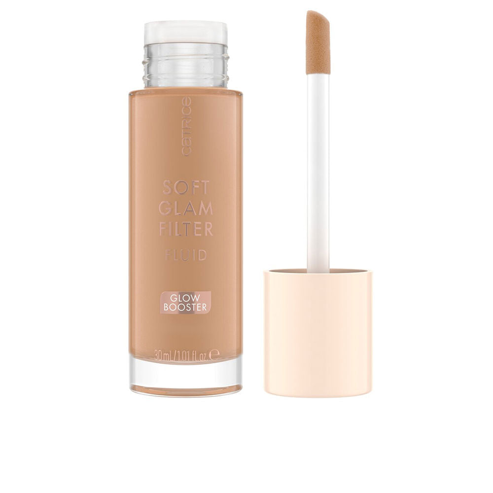 30 ml bottle of sheer illuminating fluid with warm champagne tint, 030 Medium