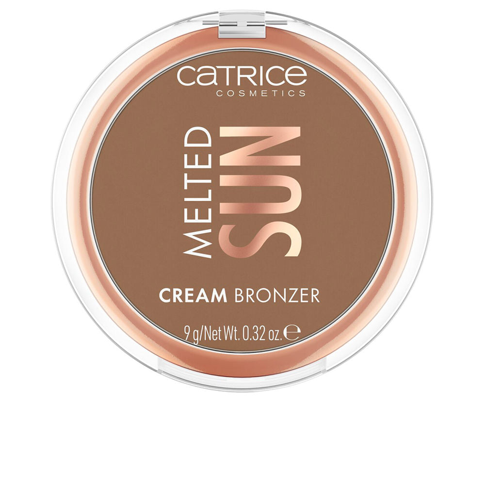 9 g cream bronzer stick in warm tanned shade, matte velvet finish