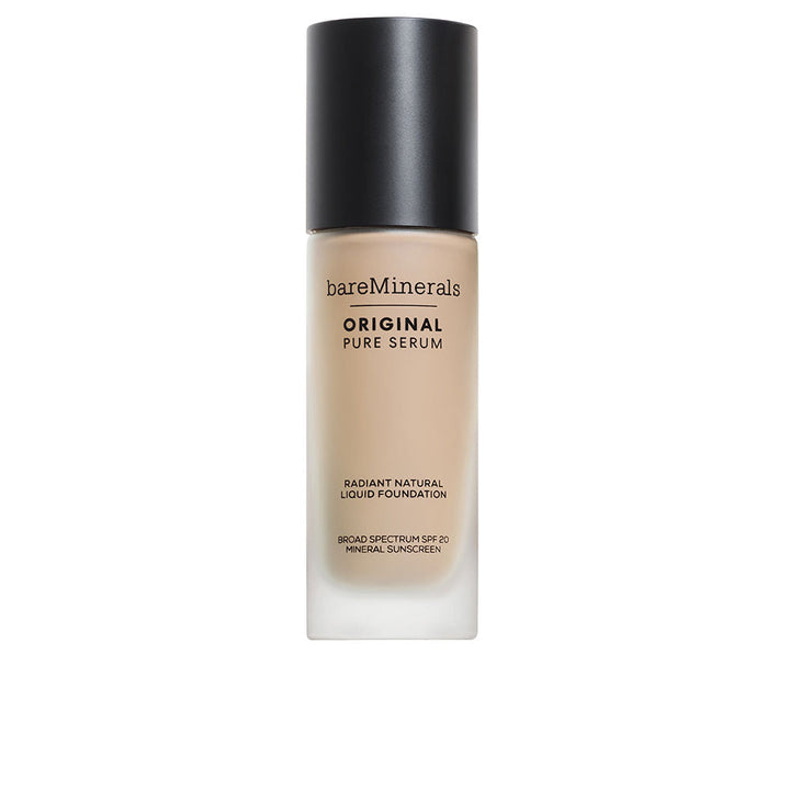30 ml tinted serum foundation bottle, fair cool shade, lightweight SPF 20