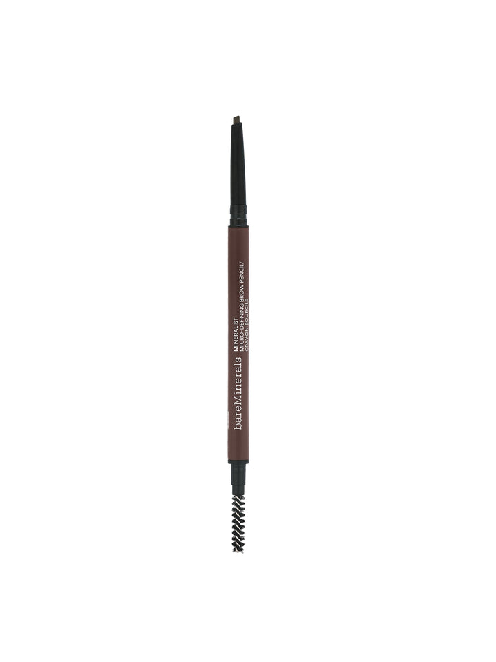 Retractable micro-tip brow pencil with spoolie, shade Coffee, Unisex