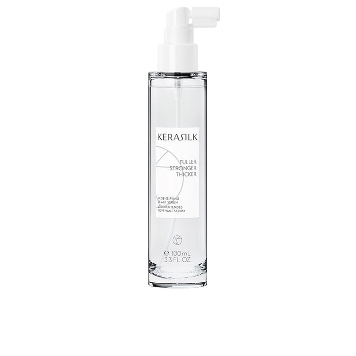 100 ml clear serum bottle with dispenser; scalp treatment for Women