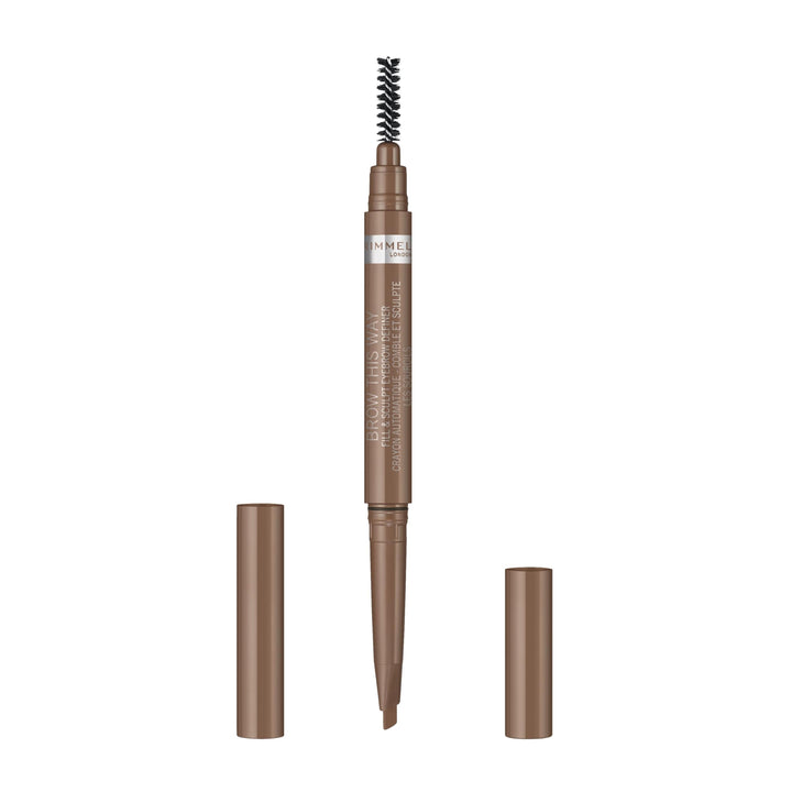 Retractable soft blonde eyebrow pencil with spoolie, 0.25 g, Unisex