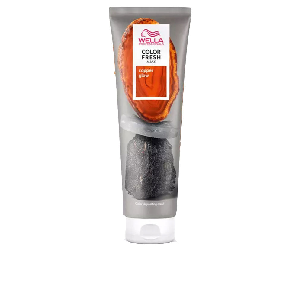 150 ml copper-coloured semi-permanent hair mask jar for Unisex