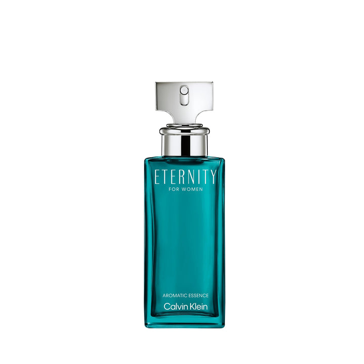 Turquoise lacquered glass perfume bottle with silver cap, 100 ml, aromatic floral scent