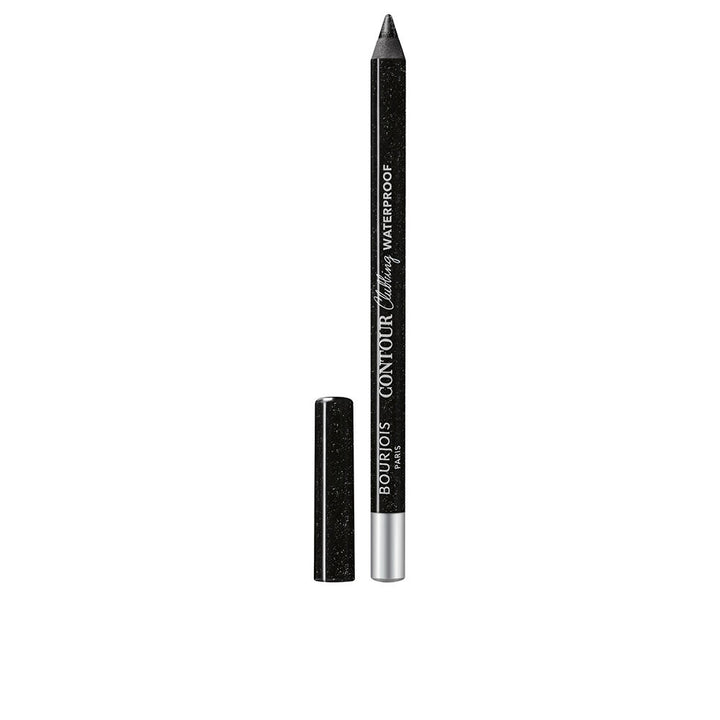 Slim black gel eye pencil, Ultra Black Glitter, 1.2 g, waterproof