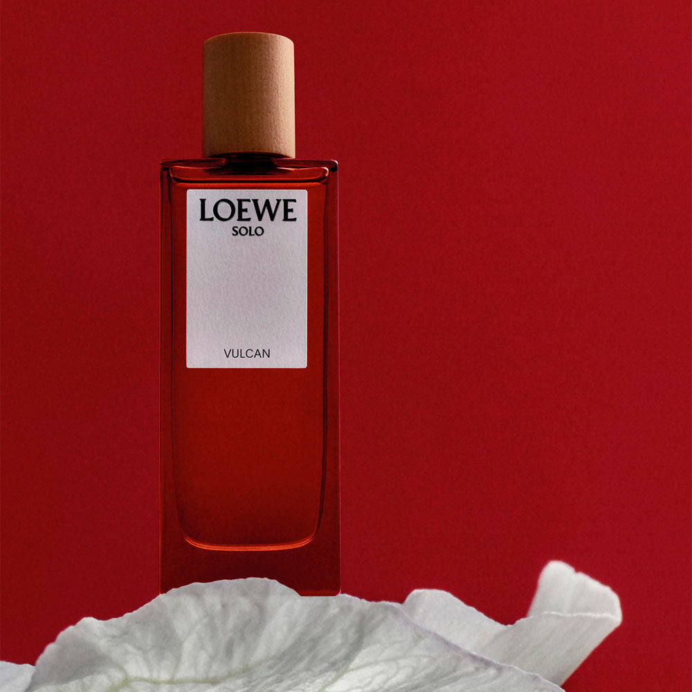 Loewe Solo Vulcan bottle — aromatic woody‑balsamic men’s eau de parfum