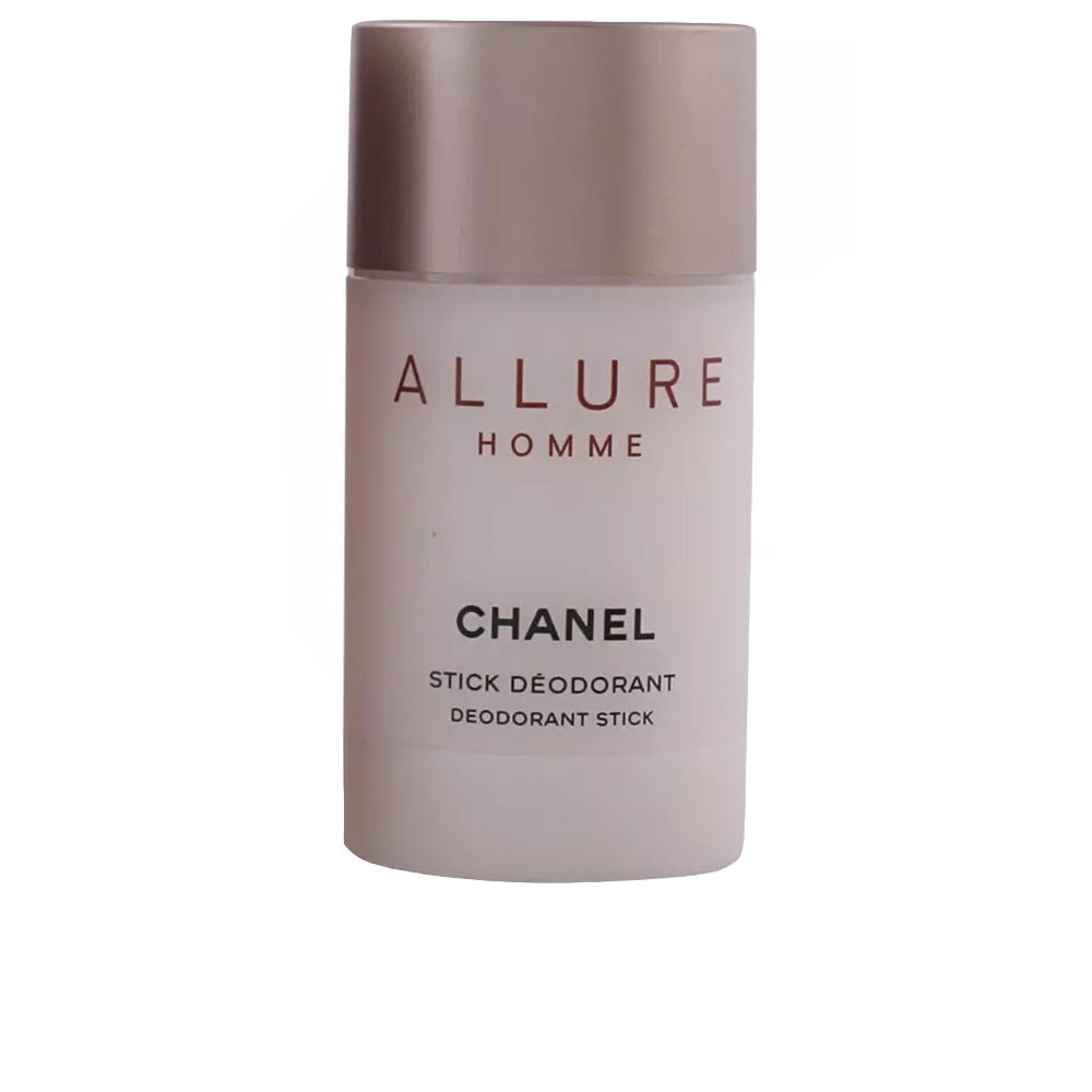 Chanel Allure Homme deodorant stick in sleek cylindrical container for daily grooming