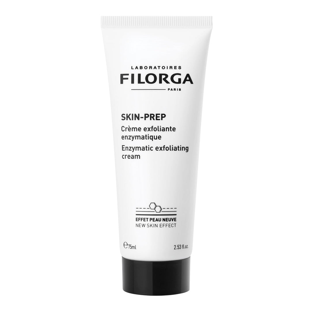 Laboratoires Filorga Skincare cream jar with pale beige textured cream, smooth screw-top lid, clean clinical styling