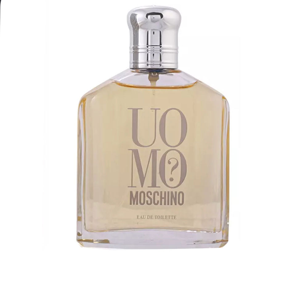 Clear flask-style perfume bottle with pale yellow liquid, 125 ml, woody-floral EDT